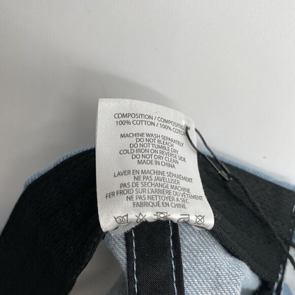 Zyia Active Light Denim Baseball Hat NWT Adjustable One Size Unisex 100% Cotton - Picture 4 of 11